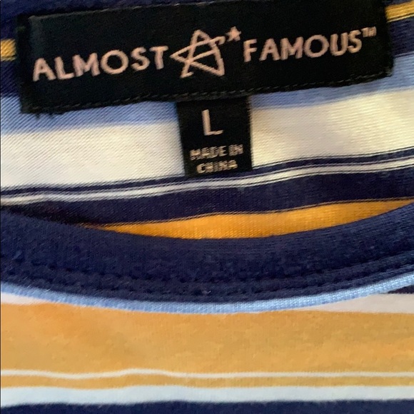 Thick striped short sleeve shirt - Picture 3 of 3